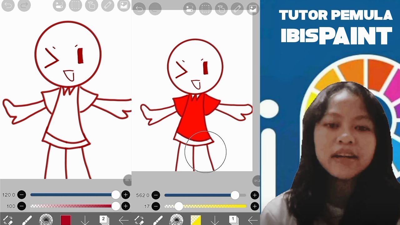 Tutorial Pemula IbisPaint #ibispaintxtutorial #ibispaint @izza153 - YouTube