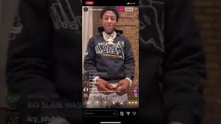 NBA YoungBoy Going Live Singing On Instagram Live