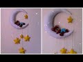 DIY Felt Moon Wall Hanging | Wall Decoration Ideas | Felt Crafts