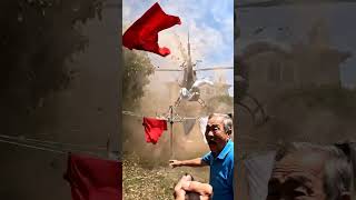 Helicopter Dust Storm