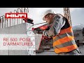 Comment poser des barres darmature en profondeur avec le hilti re 500 v4