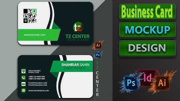 How to Create Business Card Mockup Design /Bangla tutorial in bd/india country