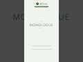 Learn English: What is Monologue? | Vocabulary Shorts