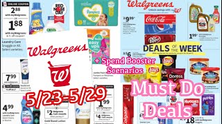 WALGREENS MUST DO DEALS 5/23-5/29 + SPEND BOOSTER SCENARIOS
