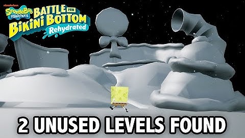 2 UNUSED Areas in SpongeBob Battle For Bikini Bottom Rehydrated!