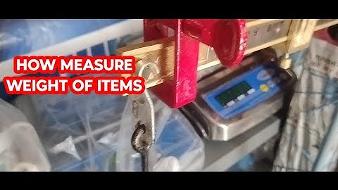 HOW MEASURE WEIGHT OF ITEMS ON MECHANICAL PLATFORM WEIGHT SCALE 100KG. HOW USE NON ELECTRIC SCALE