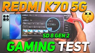 REDMI K70 5G Pubg Test | Redmi K70 5G Unboxing & Gaming Test 🔥 | SD 8 GEN 2 Processor 🥶