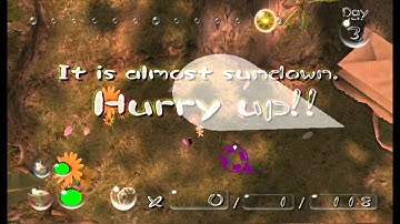 Pikmin 2 - Glitch : Running animation while being carried by a Pikmin