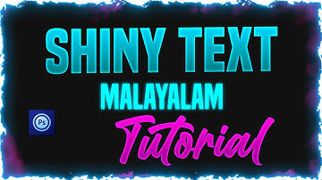 How to Make  Inner Glow Text On Android | Ps touch | Shiny Text |Malayalam Tutorial  By Fasalul Ashi