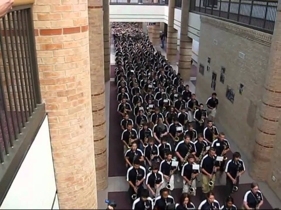 2010 Allen Escadrille Pep Rally March - YouTube