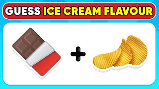 Can You Guess The ICE CREAM FLAVOUR By Emoji? 🍦 | Food Emoji Quiz