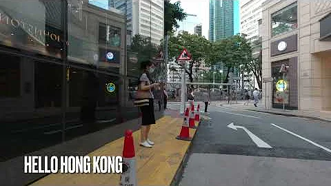 [4K] Walking Tour at Wan Chai  Road to Time Square Hong Kong