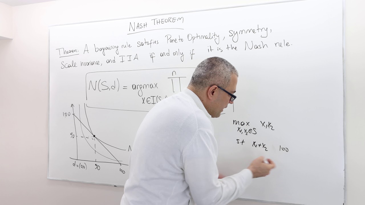 (AGT5E8) [Game Theory] Nash Theorem and Nash Bargaining Rule