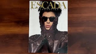Escada Fall/Winter Late 1980s Julie Anderson | ASMR Catalog Flip Through