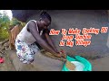 Making oil out of SIMSIM in the most African Traditional way// African Village Girl's Life