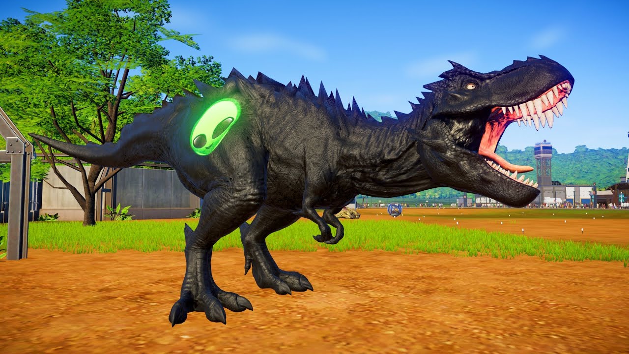 T-Rex Azul  Jurassic World Evolution 🌎 Jogo de Dinossauro 