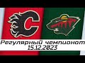 Калгари Флэймз - Миннесота Уайлд | 15.12.2023 | Регулярный чемпионат | Обзор матча