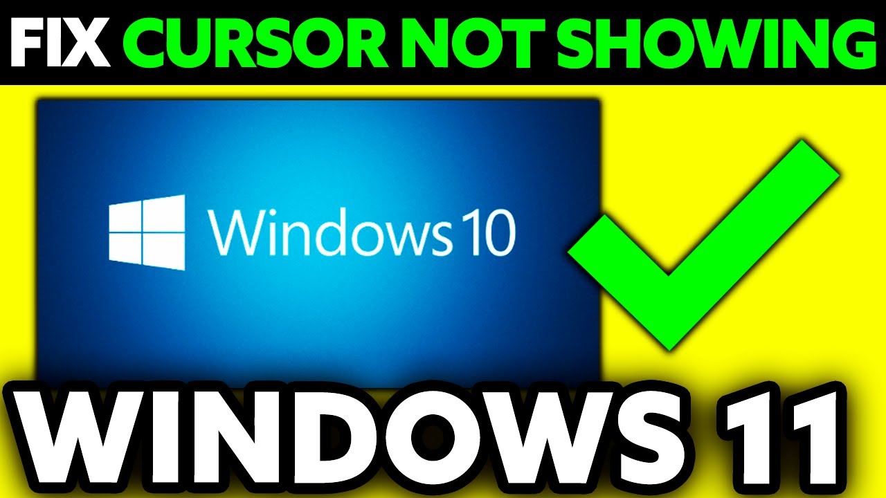 How To FIX Cursor Not Showing in Windows 11 (Updated 2025) - Step by ...