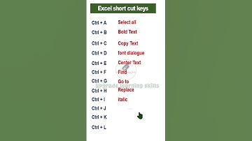 Excel shortcut keys #computershortcutkeys #tipsandtricks