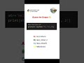 Comment your answer 👇📌, Subscribe for more Python Quiz 🚀📝#shorts #trending
