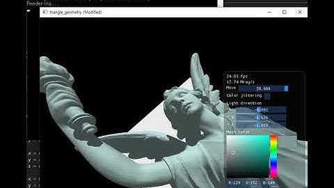 [Research] Lab 2019.04.01: Render 4.46GB ply model on Embree