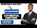EXPONENTIAL FUNCTIONS - PRACTICAL QUESTION (GREEN GROCER)