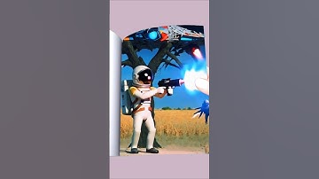 squid doll game against Alien Flipbook #squidgame #shorts #ai #fyp