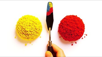 Guess The Final Color🎨Mixing Color With Powder,Acrylic,Glitter|Satisfying video|Colormixing|ASMR|Art