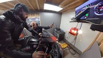Alpha Motorsports Dyno Tune! The Aprilia RSV4 RR gets measured before upgrades to come....