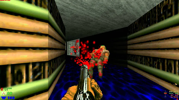 Doom 2 Hell on Earth - MAP02 Underhalls - UVMAX 100% Secrets 60fps Uncommented