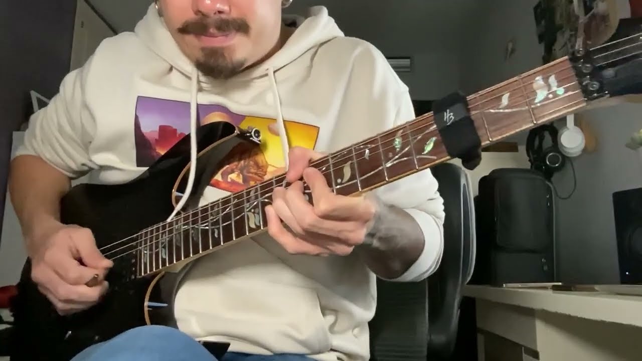 Battle Beast - Far From Heaven Keyboard Solo (with a guitar!)