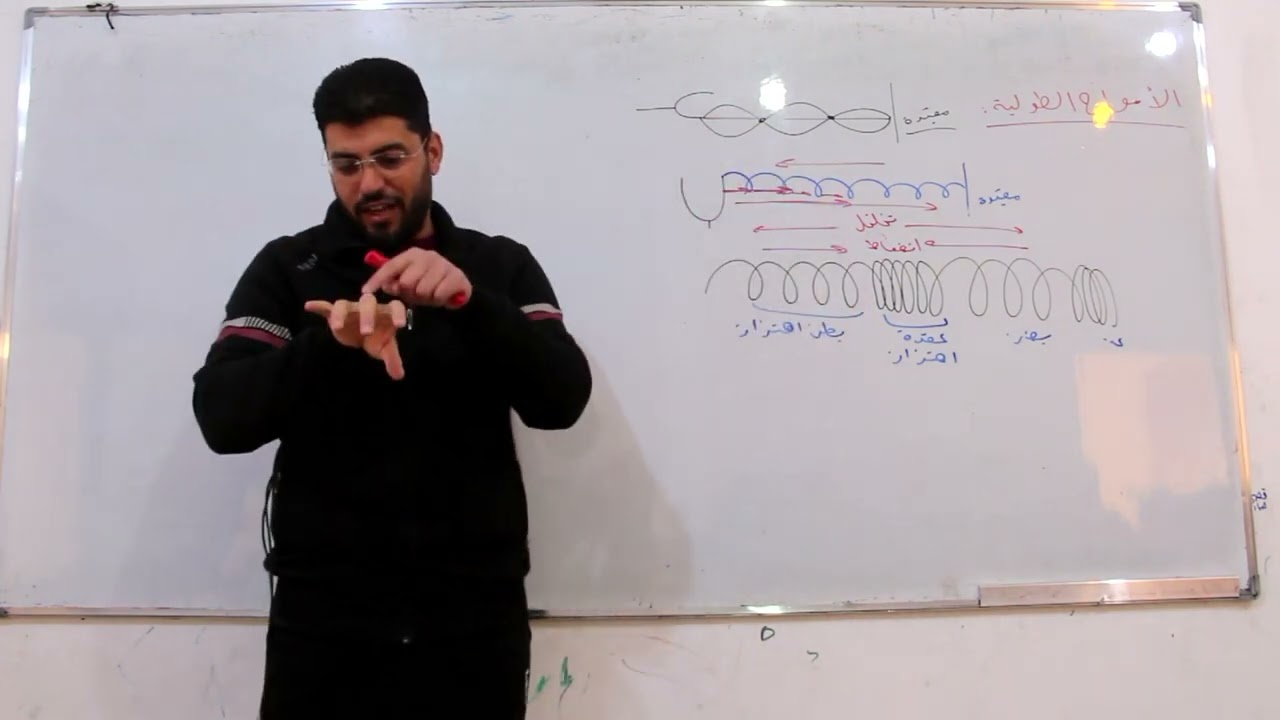 الأمواج المستقرة | جلسة 4 هااامة جداً  الأمواج الطولية وشرح المزامير وحل مسائل المزامير
