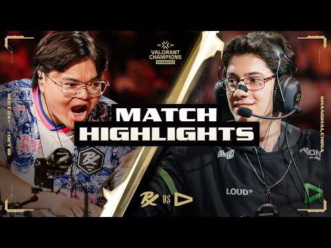 PRX vs. LOUD | MATCH HIGHLIGHTS | VALORANT Champions Shanghai - Playoffs Stage