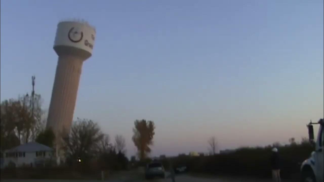 Town of grand chute water tower coming down trailer youtube