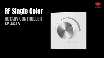 RF Single Color Wall Mounted Controller_SR-2836R
