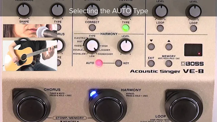 VE-8 Quick Start Chapter 7: Using Harmony