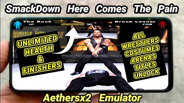Smackdown here comes the pain aethersx2 emulator cheat codes | SmackDown HCTP everything unlock