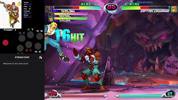 MvC2 Dhalsim 100% double Inferno  FSD combo xx HSF after incoming and oki mixups sequence 3/27/24
