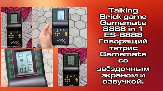 Talking Brick Game Gamemate 8888 In 1 Es-8888. Говорящий Тетрис Gamemate
