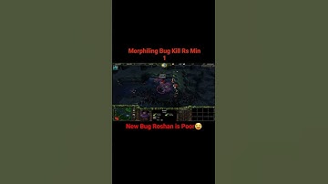 Dota Morphiling Bug Kill Roshan In Minute 1😱🥶