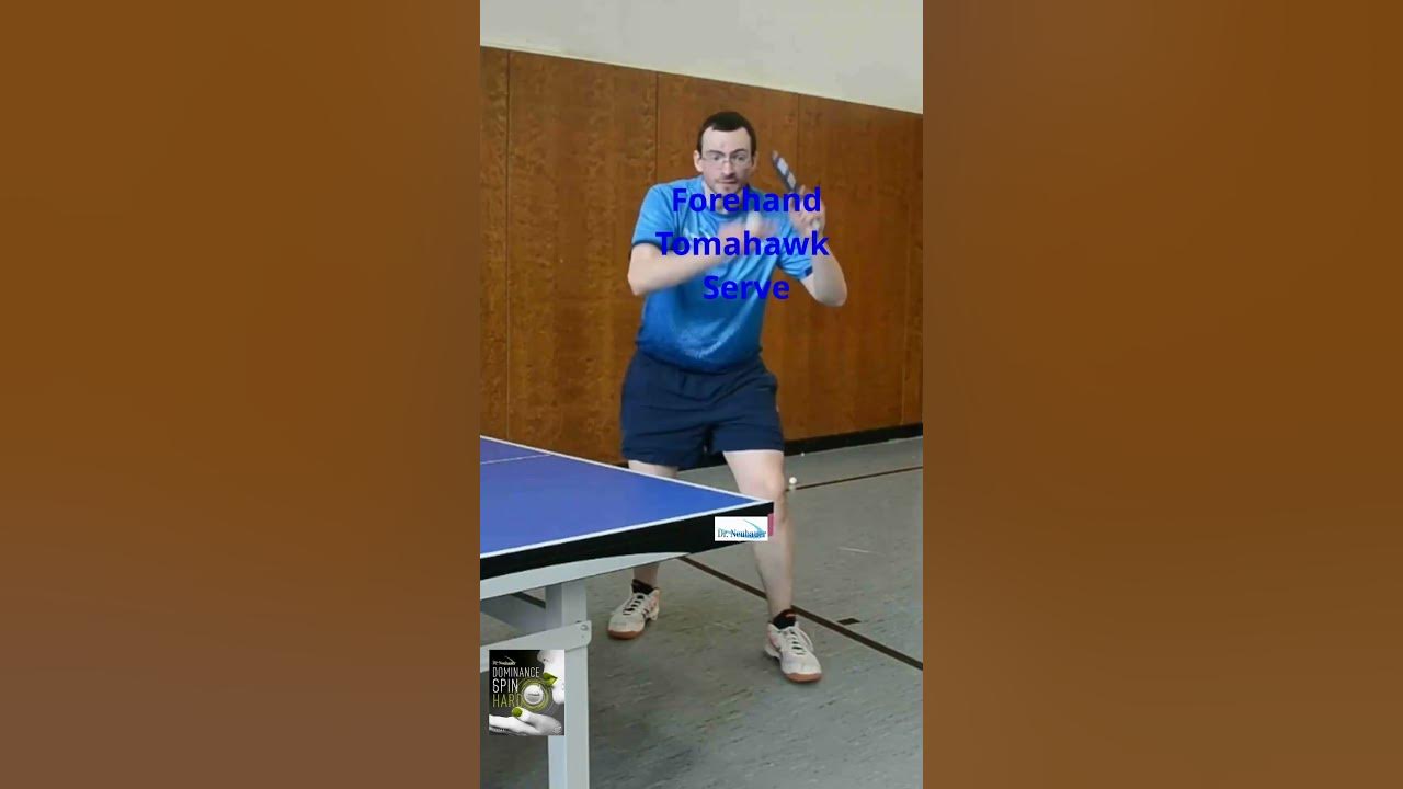 TABLE TENNIS FOREHAND TOMAHAWK SERVE NEW HYBRID RUBBER DOMINANCE SPIN HARD 47° STICKY LG TT
