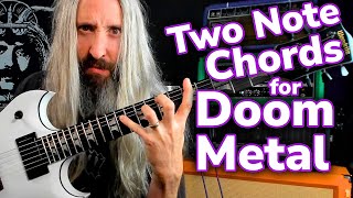Write HEAVIER Riffs with these Doomy Dyad Chords | Doom Metal Guitar