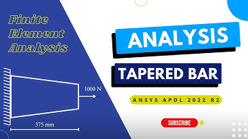 Master Tapered Bar Analysis in ANSYS APDL | Ultimate Student Guide
