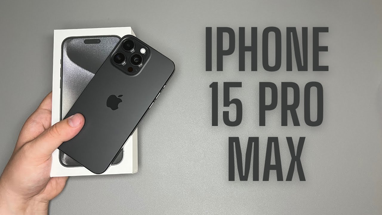 iPhone 15 Pro Max (Black Titanium) Unboxing 