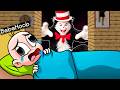 CAT IN THE HAT... ME ESPIA MIENTRAS DUERMO 😱 BEBE NOOB vs GATO CON SOMBRERO en MINECRAFT