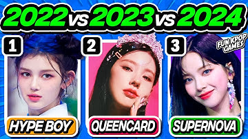 ✨SAVE ONE KPOP SONG: 2022 vs 2023 vs 2024✨- FUN KPOP GAMES 2024