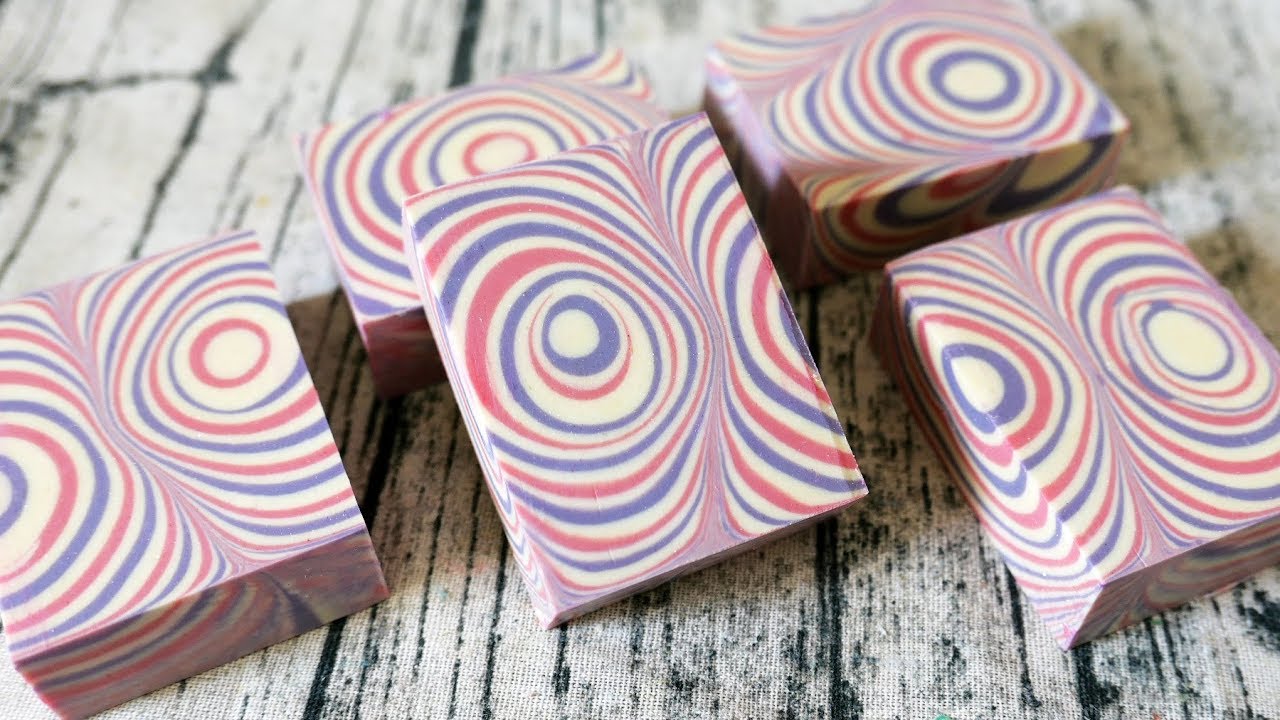 漩渦渲染皂DIY - circles swirl handmade soap - 手工皂