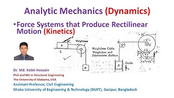 Force Systems that Produce Rectilinear Motion (Kinetics)