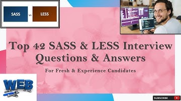 SASS and SCSS Interview Questions and Answers | Top Best 42 Q&A | SASS and SCSS Interview Tips