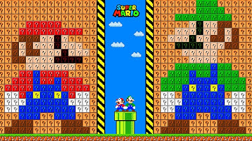 What if Mario Tries to Collect 999 Item Blocks in Super Mario Bros